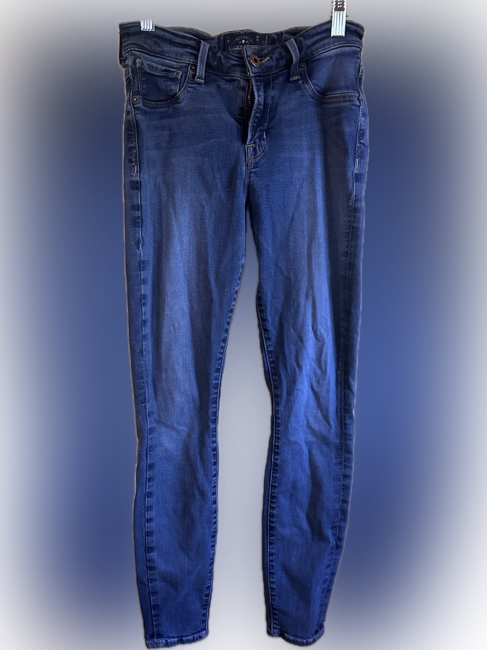 Lucky Brand Women’s Dark Blue Brooke Legging Jean **flawed see pictures